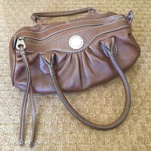 Marc by Marc Jacobs Brown Leather Bowler Purse Bag